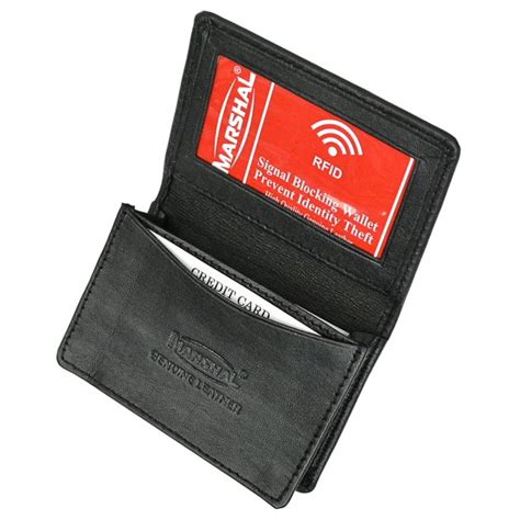 genuine leather rfid blocking card case compact wallet slim reviews|thin leather wallet reviews.